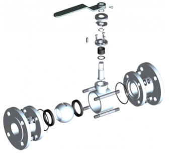 WKS type pin ball valves