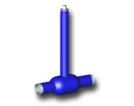 Full ball valves for preinsulation type WKP